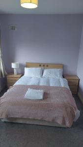 Postel nebo postele na pokoji v ubytování Cosy 2 bed house