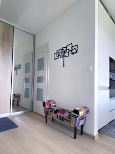 A television and/or entertainment centre at Studio Apartment at outskirt of High Tatras