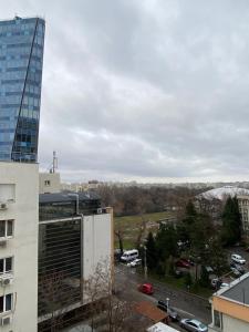a view from the roof of a building at Elixir studio in Bucharest