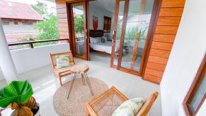 ein Zimmer mit 1 Schlafzimmer und Luftblick in der Unterkunft Casa Naima Petitenget Villa in Seminyak