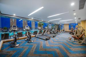 Fitnes oz. oprema za telovadbo v nastanitvi Minh Toan Galaxy Hotel