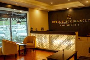 Istumisnurk majutusasutuses Hotel Black Diamond - Transit Point Inside Hotel