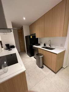 Køkken eller tekøkken på Paraíso frente al mar 313