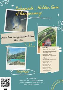 a collage of pictures of barbados with a flyer at Kawah Ijen & sukamade Trip By Robiu in Banyuwangi