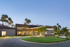 a rendering of a court yard hotel at Courtyard St. Petersburg Clearwater in Clearwater