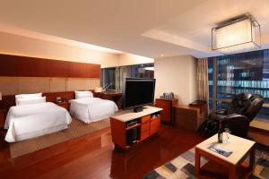 TV a/nebo společenská místnost v ubytování The Westin Guangzhou