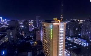 太原景观或在酒店看到的城市景观
