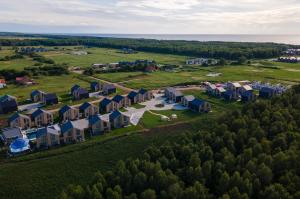 an aerial view of a residential estate at Gailė Palanga in Palanga