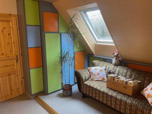 Χώρος καθιστικού στο Bienenhof Illers