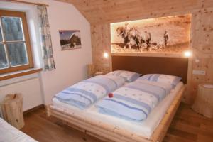 Postel nebo postele na pokoji v ubytování Groneshof-Urlaub am Bauernhof