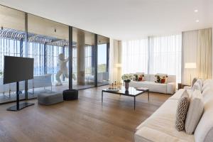 Posezení v ubytování Barbaros Reserve Bodrum Residences Managed by Kempinski