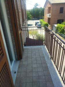 Balkón nebo terasa v ubytování B&B Iris