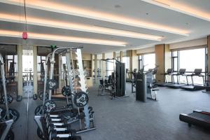 Fitness centrum a/nebo fitness zařízení v ubytování JW Marriott Hotel Xi'an