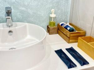 Un baño de 九份沐石原宿二館mu shi b&b