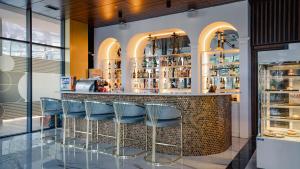 Lounge nebo bar v ubytování Gori Inn