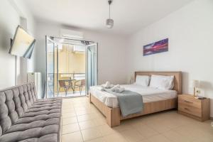 Ένα ή περισσότερα κρεβάτια σε δωμάτιο στο Urban Apt Next University 5