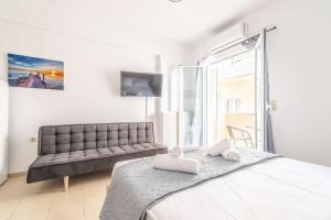Ένα ή περισσότερα κρεβάτια σε δωμάτιο στο Urban Apt Next University 5