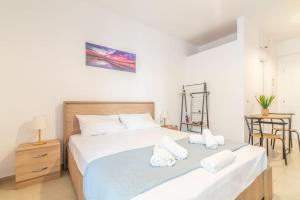 Ένα ή περισσότερα κρεβάτια σε δωμάτιο στο Urban Apt Next University 5