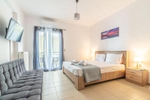 Ένα ή περισσότερα κρεβάτια σε δωμάτιο στο Urban Apt Next University 5