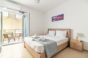 Ένα ή περισσότερα κρεβάτια σε δωμάτιο στο Urban Apt Next University 5