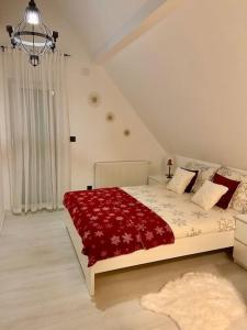 Katil atau katil-katil dalam bilik di Farmhouse Dženi