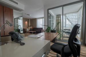 Posezení v ubytování Business Hotel Astrum Laus