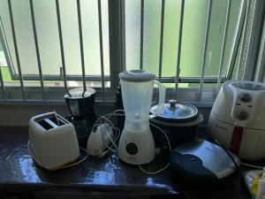 Παροχές για τσάι/καφέ στο Cobertura 3 dormitórios, 2 vagas, churrasqueira, Wi-fi free, Lázaro Ubatuba