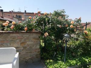 A garden outside Casa di Pietro Aretino, Arezzo Centro Storico 4-8 letti