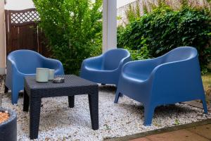 Posezení v ubytování Pfälzer Weinperle mit Terrasse