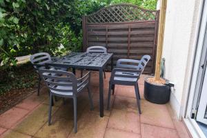 Patio nebo venkovní prostory v ubytování Pfälzer Weinperle mit Terrasse