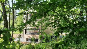 una piccola casa in legno in mezzo agli alberi di Tiny Gaumaise - Tiny house à Saint-leger a Saint-Léger Altre 10 foto