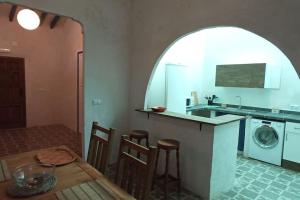 Η κουζίνα ή μικρή κουζίνα στο Casa de las Colañas de Calblanque