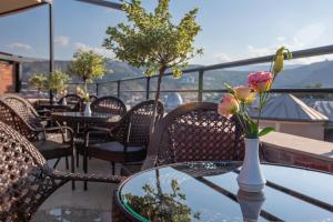 Posezení v ubytování Bellevue Boutique Hotel