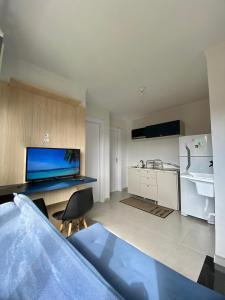 Η κουζίνα ή μικρή κουζίνα στο Ondas do Mar Residencial