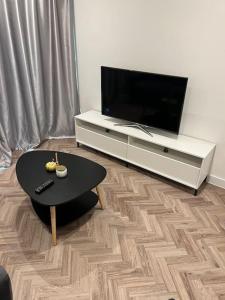TV a/nebo společenská místnost v ubytování Stunning One Bedroom Apartment