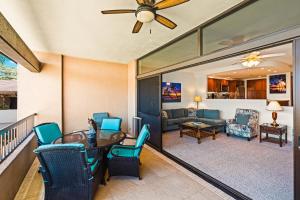 Χώρος καθιστικού στο Kaanapali Royal G302