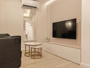 TV/trung tâm giải trí tại Apartments Mateo