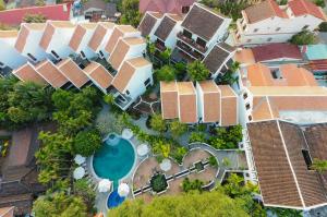 an aerial view of a resort at Hoi An Ancient House Resort & Spa in Hoi An