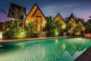 Bazén v ubytování Le Cielo Resort Umalas by Maviba nebo v jeho okolí