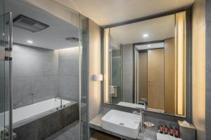 Koupelna v ubytování Riverdale Residence Xintiandi Shanghai