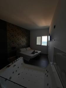 Postel nebo postele na pokoji v ubytování Bari Sea Paradise View