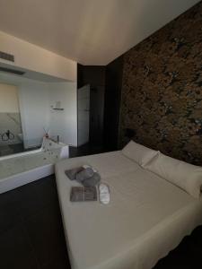 Postel nebo postele na pokoji v ubytování Bari Sea Paradise View