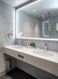Koupelna v ubytování Thon Hotel Snø