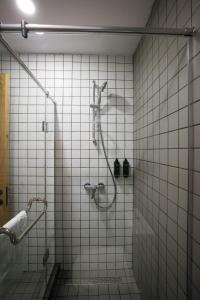 Koupelna v ubytování Ethno Sazano Hotel