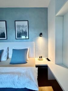 Postel nebo postele na pokoji v ubytování Molinaro Apartmány Jeseníky
