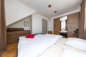 Postel nebo postele na pokoji v ubytování Apartmán JUH