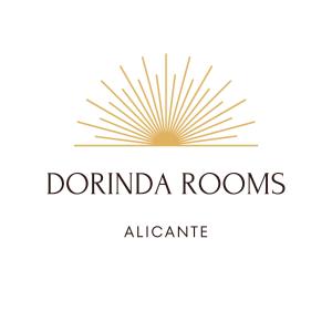 a logo for dominaria rooms at algemidate at Dorinda Rooms in Alicante