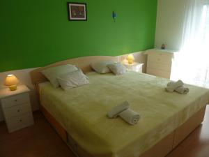 Postel nebo postele na pokoji v ubytování Apartment Marina