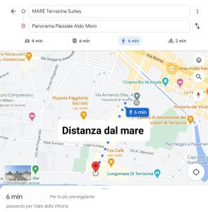 un mapa de la disneyzadadaemiaemiaemiaemiaemiaemiemia di en MARÈ Terracina Suites, en Terracina