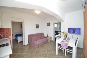 Posezení v ubytování Mystras Apartments